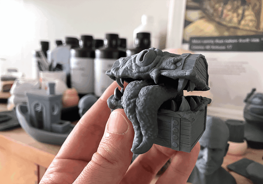 Couverture de la formation impression 3D résine avec ZBrush avec un mimic chest