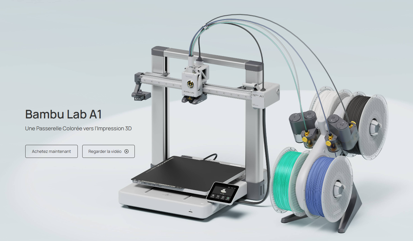 la meilleure imprimante 3D fdm : bambu lab